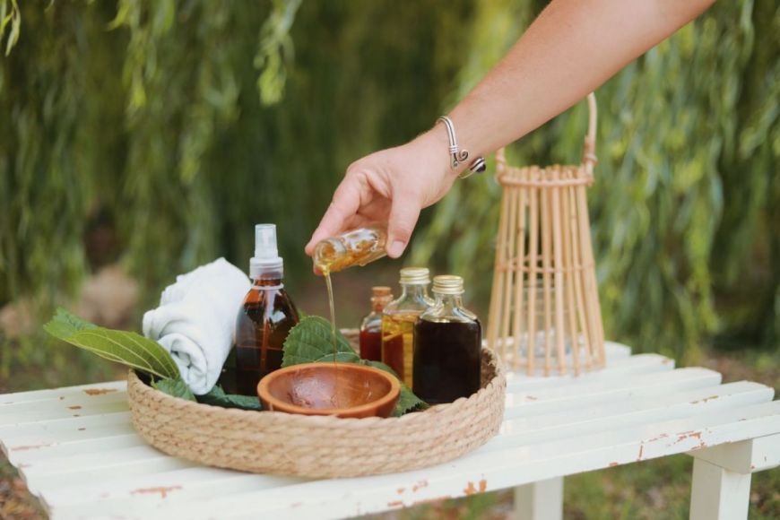 Detalle aceites masaje